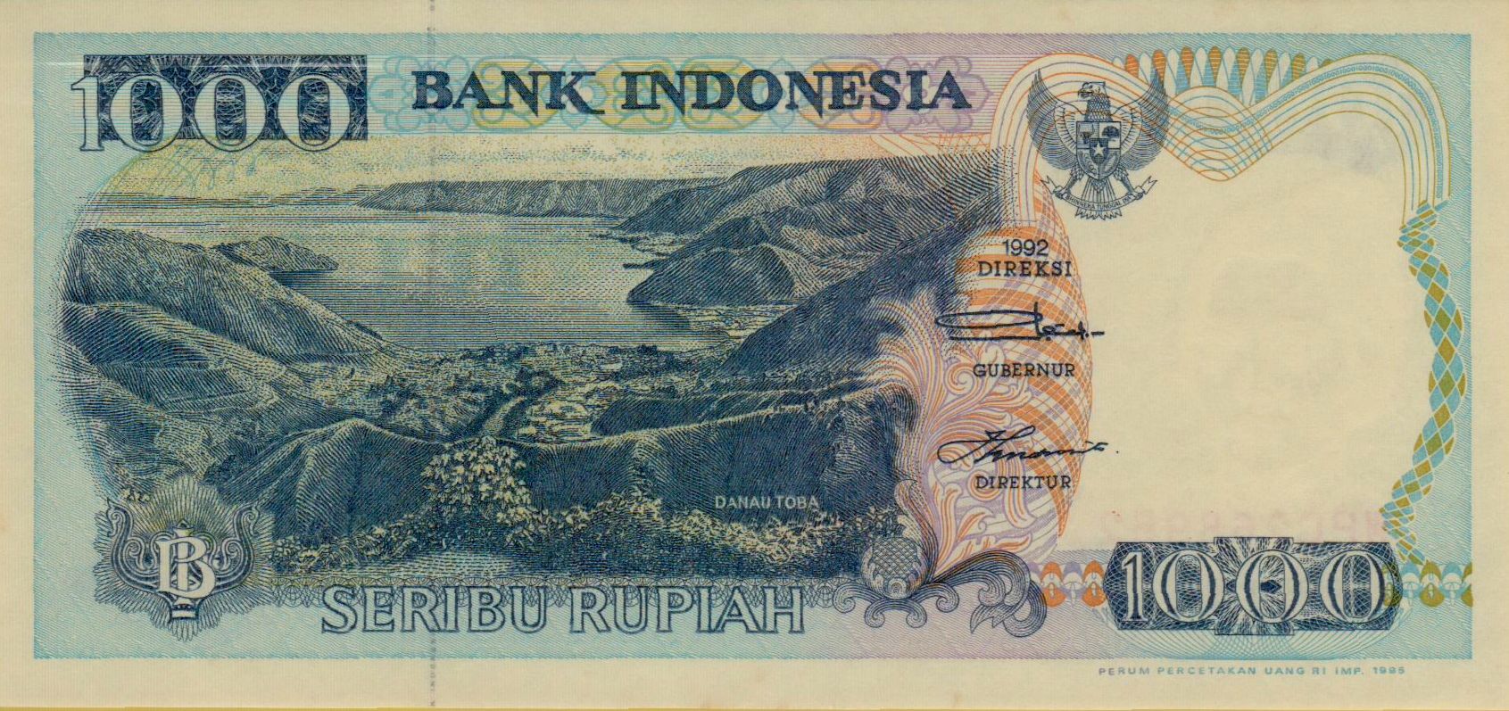 Indonesia 1000 1995 UNC P-129/d
